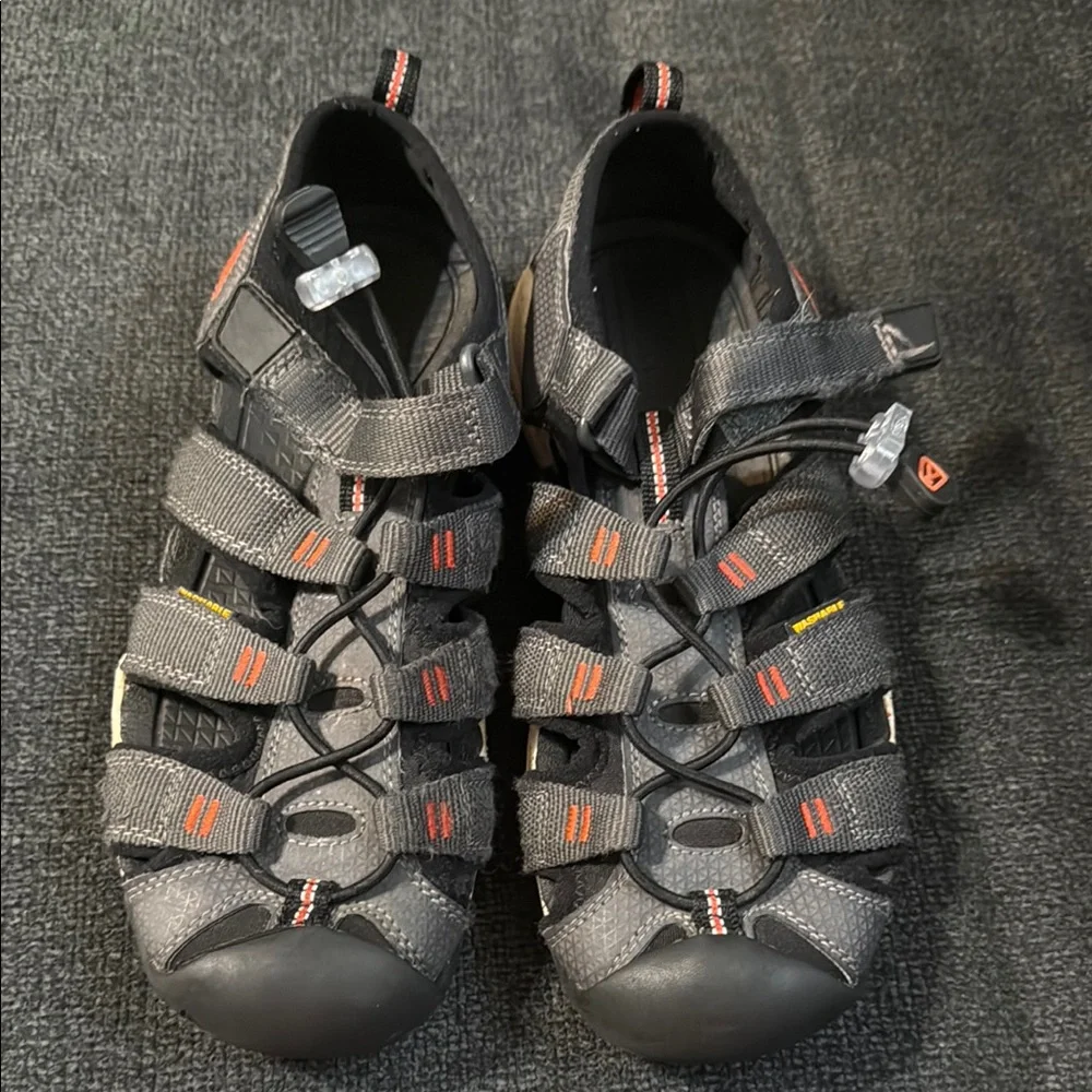 Keen Kids Black and Red Outdoor Sandals